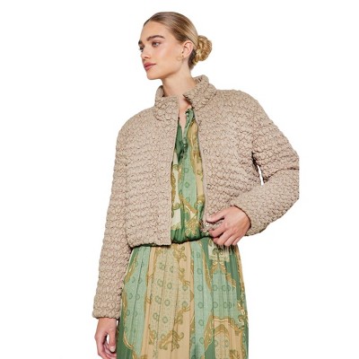 Women's QUILTING PUFFED JACKET - current air