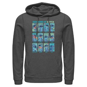 Men's Lilo & Stitch Emotions of 626 Pull Over Hoodie - 1 of 4