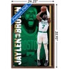 Trends International NBA Boston Celtics - Jaylen Brown 21 Framed Wall Poster Prints - 3 of 4