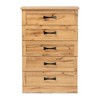 Colburn Wood 5 Drawer Tallboy Storage Chest - Baxton Studio: Engineered for Bedroom - 3 of 4