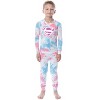 DC Comics Kids' Superman Girls Boys 2 Piece Tight Fit Youth Pajama Set Multicolored - 2 of 3