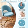 Karl Home | 23 inch Task Chair Office Desk Chair Make Up Chair With Wheels - 3 of 4