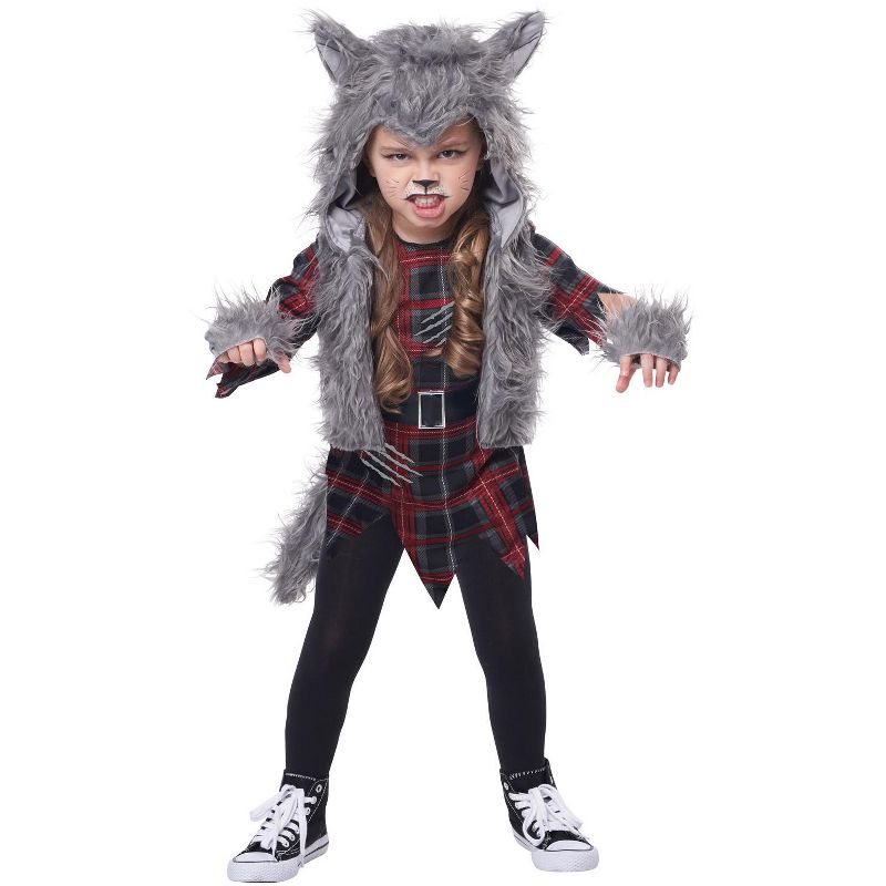 California Costumes Wee-wolf Toddler Girls' Costume, 1 of 4
