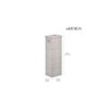 mDesign Tall Gift-Wrapping Paper Storage Box with Handles + Removable Lid - 14 x 12 x 41, Taupe - 3 of 4
