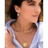 Layered Star & Coin Necklace - 14K Gold Plated Paperclip Choker for Women, Retro Gift - 4 of 4