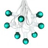 Novelty Lights 100 Feet G30 Globe Outdoor Patio String Lights, White Wire - 2 of 4