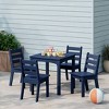 WestinTrends Treehouse Kids 5-Piece HDPE Dining Table and Chairs Set - 2 of 4