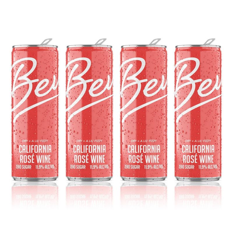 Bev California Ros&#233; Wine - 4pk/250ml Cans, 3 of 10