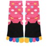 INSPIRE CHIC Women's Elastic Cuffs Stretchy Dots Cat Socks One Size - 2 of 4