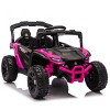 TopComfy Baby Walkers Kids Ride Four Wheel Suspension Anti Collision Bar High Chassis Anti Slip Grip Wheels for Kids, Pink, 34.25"*20.08"*12.99" - 2 of 4