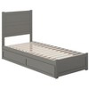 AFI Furnishings NoHo Platform Bed TXL with Footboard & TXL Trundle AG - 4 of 4