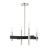 Livex Lighting Denmark 4 - Light Chandelier in  Brushed Nickel - 2 of 4