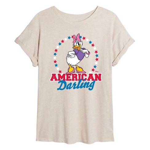 Women's - Disney - American Darling Daisy Oversized Graphic T-Shirt - image 1 of 4