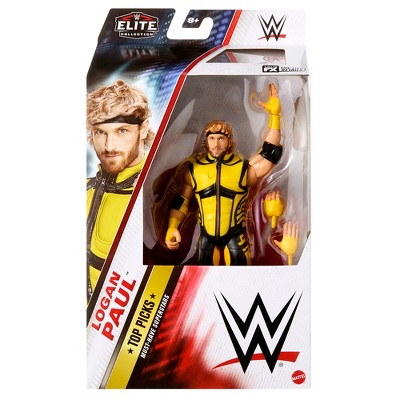 WWE Elite Top Picks 2025 Yellow & Black Logan Paul Action Figure