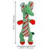 KONG Holiday Shakers Luvs Elephant Animal Dog Toy - Green - 3 of 4