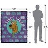 Scooby Doo! Vintage Pattern Since 1969 Blanket 50"x60" Woven Tapestry - 2 of 4