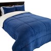 Lavish Home 3 Piece Fleece Comforter Set - image 3 of 4