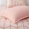 Sapphtopaz 4 Piece Sheet Set, Metallic Printed Comforter Set for Women, Men, Kids & Teens - 2 of 4