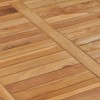 vidaXL Patio Dining Table 31.5 inches x31.5 inches x31.5 inches  Solid Teak Wood - 4 of 4