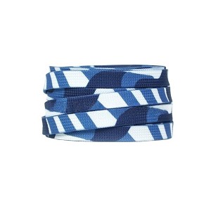 INSPIRE CHIC Flat Shoelaces Shoestrings for Sneakers Hiking Shoes Blue 0.31'' 1 Pair - 1 of 4