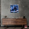 Notoriart Blue Brush Sneakers Wall Art Framed - 2 of 4
