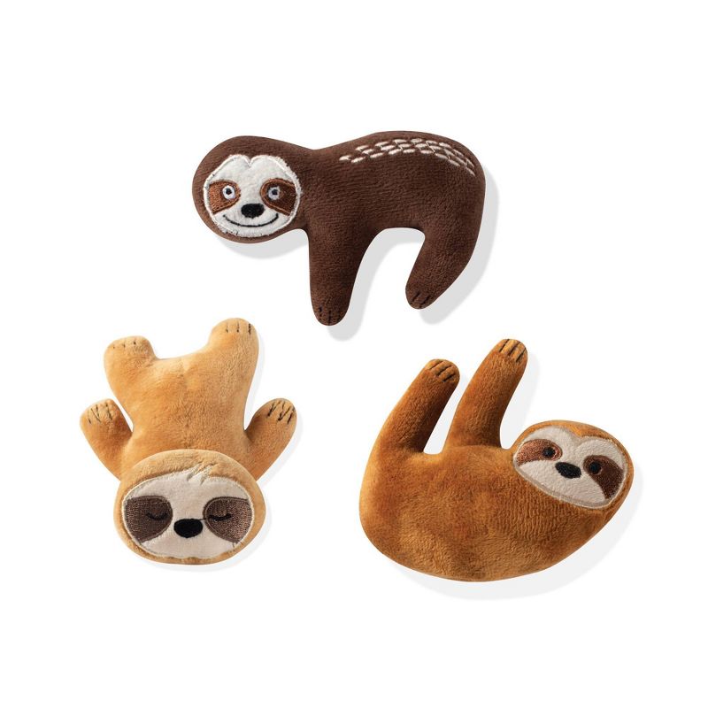 PetShop by Fringe Studio Basic Sloths Set Dog Toys - 3pk, 1 of 5