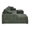 GDFStudio Carrie Modern 120" Corduroy Upholstered U-Shaped Sectional Sofa with 2 Chaise Lounges - 3 of 4