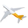 Boeing 777F Commercial Aircraft with Flaps Down "Southern Air - DHL" White and Yellow 1/400 Diecast Model Airplane by GeminiJets - 3 of 4