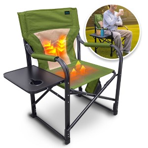 Bliss Hammocks 24 Volt Heated Directors Seat Steel Camping Chair - 1 of 4