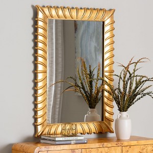 Baxton Studio Ygritte Antique Goldleaf Accent Wall Mirror - 1 of 4
