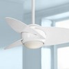 36" Minka Aire Modern Indoor Ceiling Fan with LED Light Remote Control White Glass Shade for Living Room Kitchen Bedroom Family - 2 of 4
