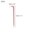 Unique Bargains S2 Steel Metric Ball End Tip L-Shaped Long Arm Hex Wrenches 2 Pcs - 2 of 4