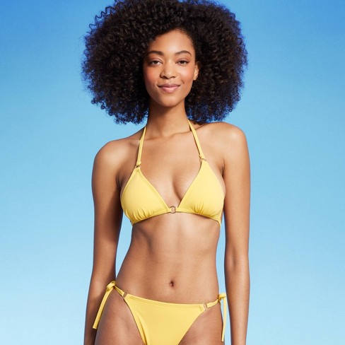 Target yellow bikini top on sale