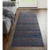 Voss Transitional Geometric Blue/Purple/Brown Area Rug - 2 of 4