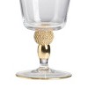 ChicFurnit Drinkware Goblet Set with Gold Trim and Diamond Finial for Special Occasions, Clear, 4.1"*4.1"*7.5" - 4 of 4