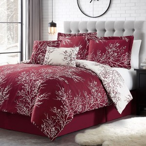 BrylaneHome Reversible Foliage Comforter Set - 1 of 2