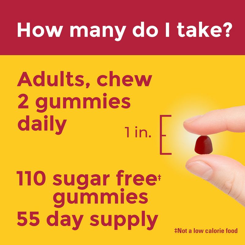 Nature Made Zero Sugar Vitamin D Sugar Free Gummies - 110ct, 6 of 12