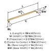 Amerock Coble Appliance Pull for Large Panels and Oversized Cabinets - 3 of 4