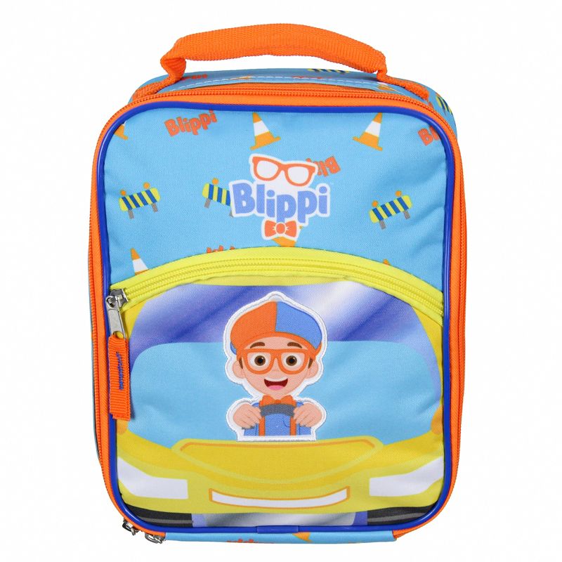 Blippi Kids Lunch Box Joy Ride School Insulated Lunch Bag Tote Blue, 2 of 6