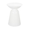 Modern 2-Pack Iron Patio Side Tables with Flared Design Bases, Outdoor End Tables with Circular Tops, Sofa Side Table -Christopher Knight Home - 4 of 4