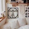 Vitruvian Man Metal Wall Art, Modern Style Metal Wall Decor for Home, Office, Living Room Decoration - 2 of 4