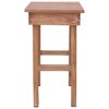 vidaXL End Table 27.6 in.x13.8 in.x23.6 in. Solid Wood Mahogany - 3 of 4