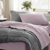 Twin XL Sheet Sets Dorm Bedding - 3 Pieces Soft Extra Long Twin Sheets, Hotel Luxury, Easy Care Microfiber for Women, Men, Kids and Teens, Pink Mocha - 3 of 4
