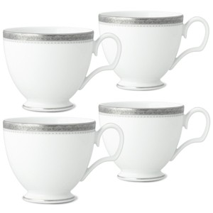 Noritake Charlotta Platinum Set of 4 Cups - 1 of 4