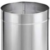 DuraVent DuraBlack 24 Inch Long x 8 Inch Diameter Single Wall Wood Burning Stainless Steel Stove Pipe Connector to Vent Smoke and Exhaust - 2 of 4