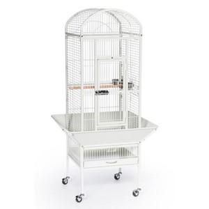 Prevue Pet Products 34512 Dome top Bird Cage, Small, Chalk White - 1 of 4