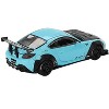 Toyota GR86 "LB-Nation - Liberty Walk" Baby Blue with Carbon Hood Limited Edition 1/64 Diecast Model Car by Mini GT - 3 of 4