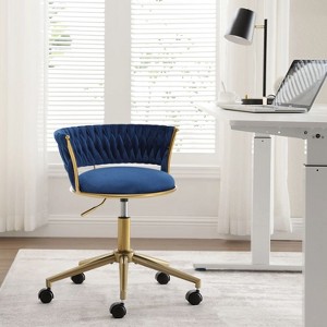 Office Chair Desk Chair Task Chair, High Chair, Adjustable Swivel Chair on Wheels Rolling Stool Salon Stool Vanity Stool Modern-The Pop Home - 1 of 4