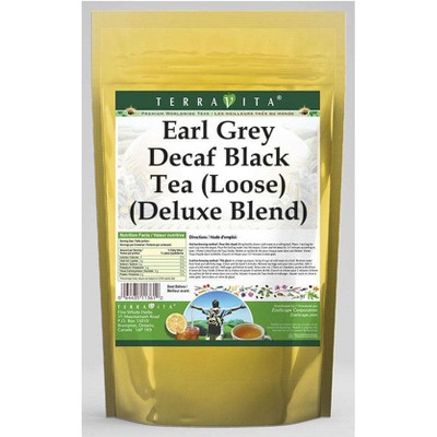 TerraVita Earl Grey Decaf Black Tea (Loose) (Deluxe Blend) (8 oz, ZIN: 531201, 3-Pack)