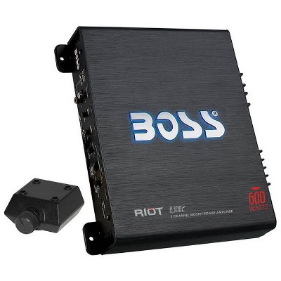 BOSS R3002 600W 2-Channel Ch MOSFET Car Audio Power Amplifier Amp + Remote